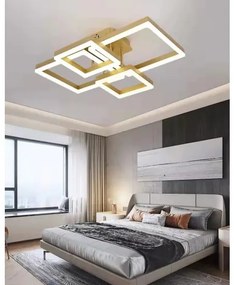 Lustra LED Cu Telecomanda, Elit's, EsnF2341, 160 w, Gold Bronz