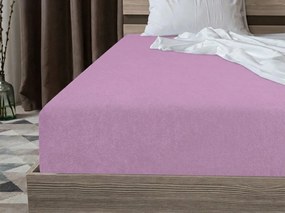 Cearsaf froté PREMIUM roz-mov 160x200 cm