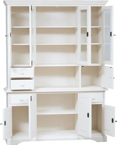 Vitrina, L156  50 H200 cm, 4 usi si sertare