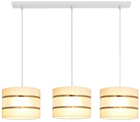 Lustră pe cablu HELEN 3xE27/15W/230V crem