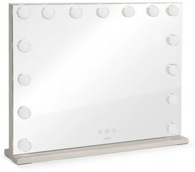Oglinda cosmetica Hollywood Livoo DOS207, LED 15 puncte, 56x44cm
