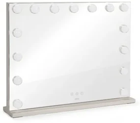 Oglinda cosmetica Hollywood Livoo DOS207, LED 15 puncte, 56x44cm