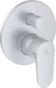 Baterie cada - dus incastrata Ideal Standard Cerafine O argintiu mat cu corp ingropat