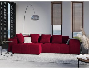 Pernă pentru canapea modulară roșie cu tapițerie din catifea Rome Velvet - Cosmopolitan Design