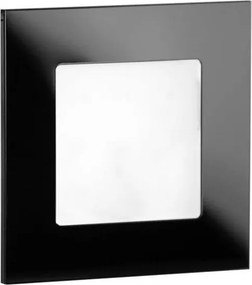 LDST AN-01-CB-BZ9 - LED iluminat scară ANGEL 9xLED/1,2W/230V negru lucios
