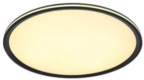Plafoniera LED design modern Belissa negru, opal 50cm