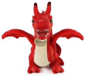 Rappa Dragon de pluș, 40 cm roșu ECO-FRIENDLY