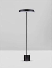 Lampa de podea LED design modern VETRO negru, D-40cm