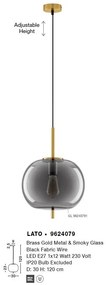 Lustra/Pendul design modern LATO D-30cm