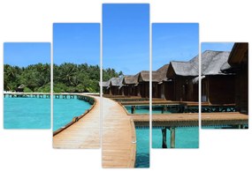Tablou cu Maledive (150x105 cm)
