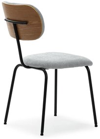 Scaune de dining gri-deschis 4 buc. Dash – Marckeric