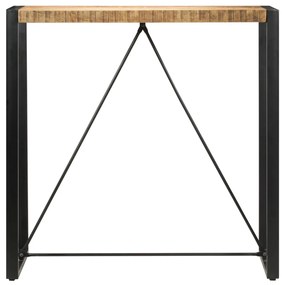 285954 vidaXL Masă de bar, 110 x 60 x 110 cm, lemn masiv de mango