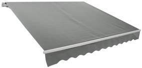 Náhradná látka k markíze 3,95x2,5m šedá (P4512)