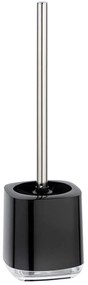 Perie WC cu suport MASONE, Negru, 38x11x11 cm, Wenko