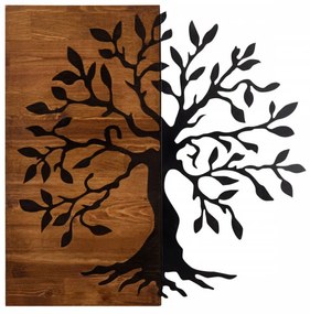 Accesoriu Decorativ de Perete Agac, Lemn