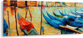Tablou - Port în Veneția (120x50 cm)