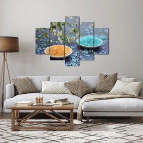 Tablou cu sarea de mare colorată (150x105 cm)