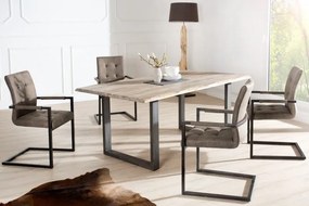 Set de 2 scaune cu brate aspect vintage Oxford antik taupe