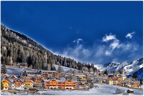 Tablou - Orășel de munte (90x60 cm)