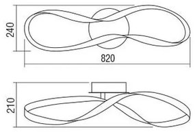 Plafonieră LED dimabilă NUBO LED/40W/230V alb Redo 01-1414