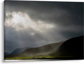 Tablou cu furtuna în apropiere (70x50 cm)