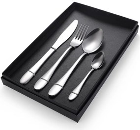 Set 4 tacamuri din inox,TRENDY'S,crom