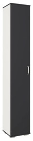 Dulap Como, 1 Usa, Antracit/Alb, L 33 x l 35 x H 200 cm