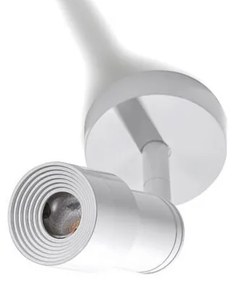 Aplica tip spot LED directionabil de perete/tavan LUMI alb