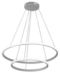 Candelabru suspendat LED dimabil pe cablu, 55 W, 230 V, 3000–6500 K, Ø 60 cm + telecomandă