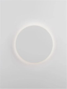 Aplica LED de perete design ambiental CYRCLE 30cm alba