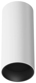 Plafoniera LED design tehnic Focus alb, 4000K