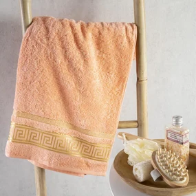 Prosop de baie ROMA culoarea caisei, 70 x 140 cm