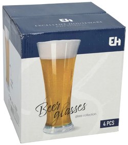 Set 4 pahare, pentru bere, 320 ml, Excellent Houseware