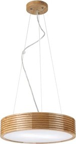 Brilagi - Lustra LED pe cablu CARVALHO MODERN 2xE27/60W/230V stejar Ø 37,5 cm