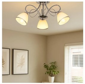 Brilagi - Lustră aplicată FRED 3xE27/60W/230V, Ø 59 cm, crom lucios
