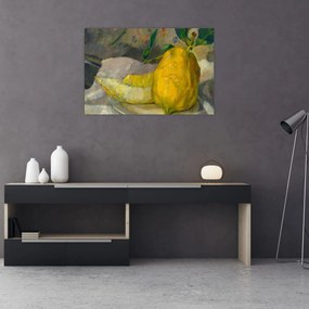 Tablou - French 19th Century, Melon and Lemon, reproducere (90x60 cm)