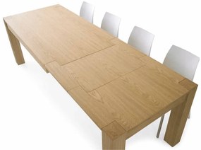 MASA FAVOLA - EXTENSIBILA FINISAJ STEJAR PERIAT - STEJAR NATURAL - 180 cm / 90 cm / 77 cm