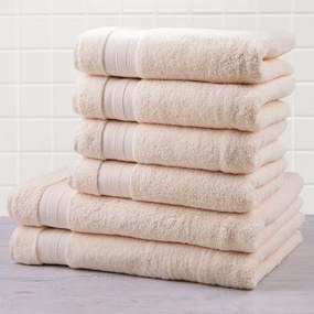 STANEX Set prosoape frotir MEXICO crem, 6 buc