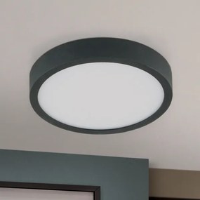 Plafonieră LED Orion DL 7-657/14 BULLY LED/12W/230V d. 14 cm negru