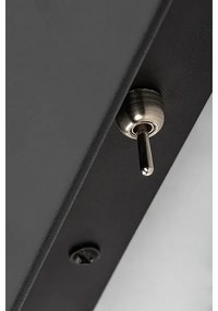 Lampă de perete cu raft Rabalux 71089 TACITO 1xGU10/25W/230V negru