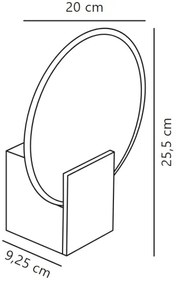 Aplică LED dimabilă pentru baie Nordlux HESTER LED/9,5W/230V alb