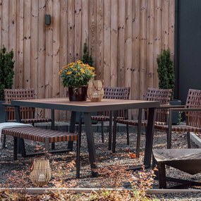 Set de mobilier de grădină TEXAS cu bancă și masă mare