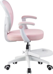Scaun pivotant, roz/alb, TRIXI TYP 1