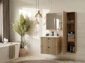 Dulap sub lavoar Terca 1 60 (stejar evoke) (cu lavoar). 1133036