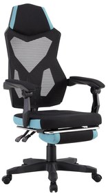 Scaun de birou   gaming, culoare neagra   neo menta, JORIK NEW