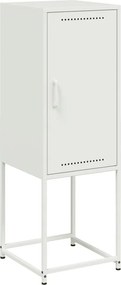 vidaXL Dulap înalt, alb, 36x39x107 cm, oțel