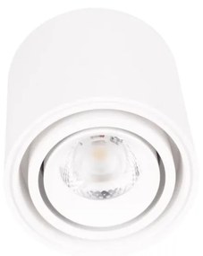 Spot LED aplicat Fix D-7cm alb