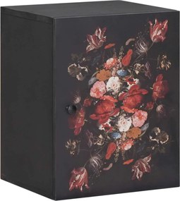 vidaXL Dulap suspendat Pe perete cu ușă Multicolour 38 x 33,5 x 48 cm