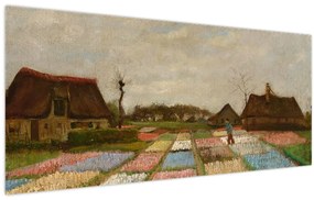 Tablou - Vincent van Gogh, Flower Beds in Holland, reproducere (120x50 cm)