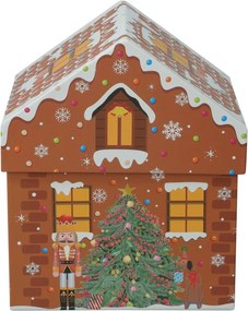 Set de cutii cadou de Crăciun Cookie Houses, maro,2 buc.